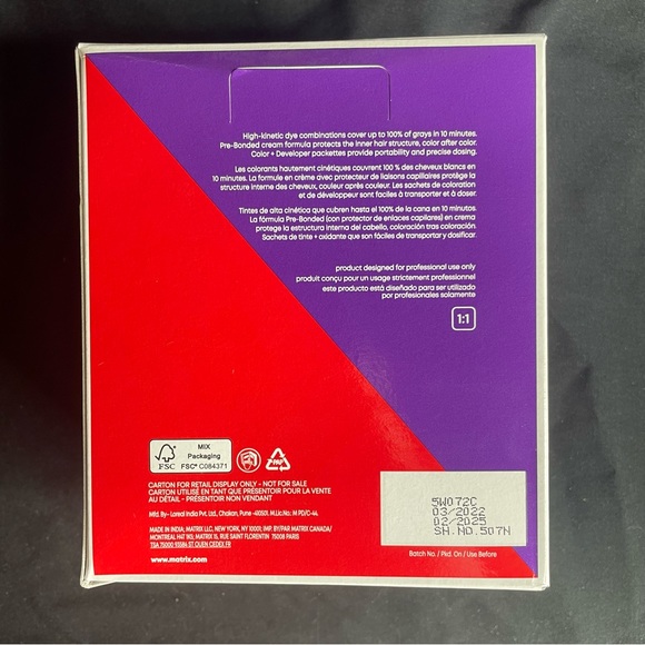 Matrix SoColor 10-minute Extra Coverage 507N Permanent Color Packet - Picture 3 of 3